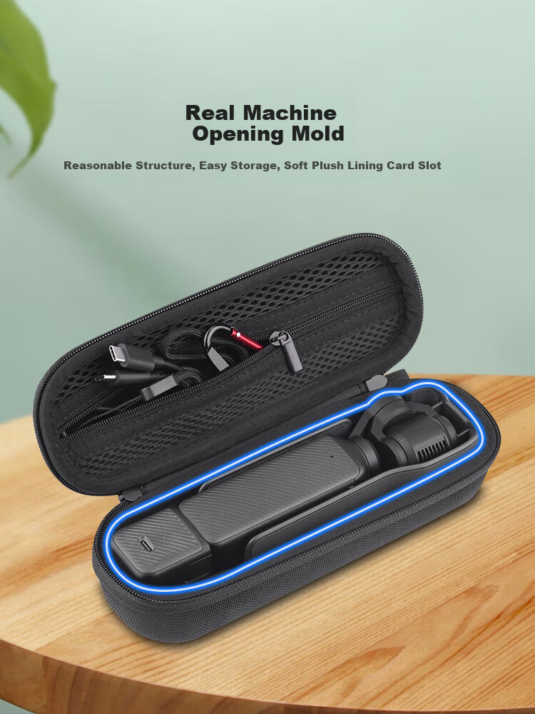 Чехол для DJI Pocket 3/2, защитный, водонепроницаемый, из ПУ кожи, черный