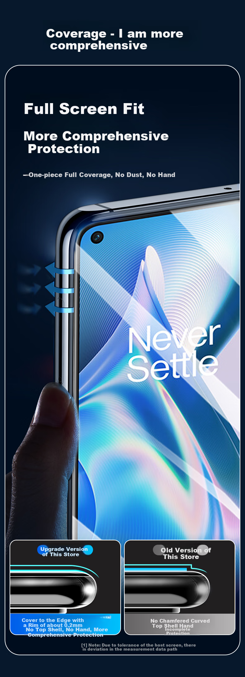 Защитное стекло KOOLIFE для OnePlus Ace Racing Edition/Ace Pro Gaming Edition, противоударное, Full Coverage, HD
