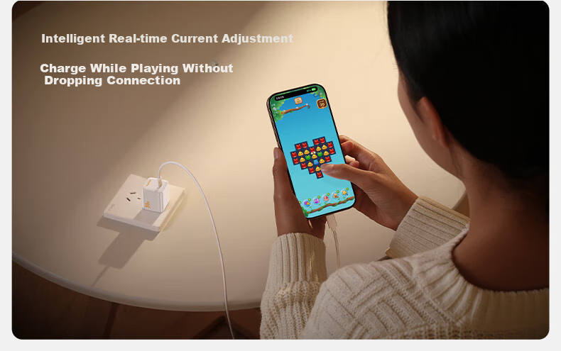 Зарядное устройство Shanmo Apple 35W GaN, совместимое с iPhone/iPad, кабель Type-C в комплекте