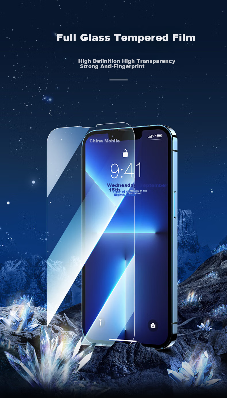 Защитное стекло LANGLING для iPhone 15, ультратонкое, противоударное, антибликовое, 2 шт.