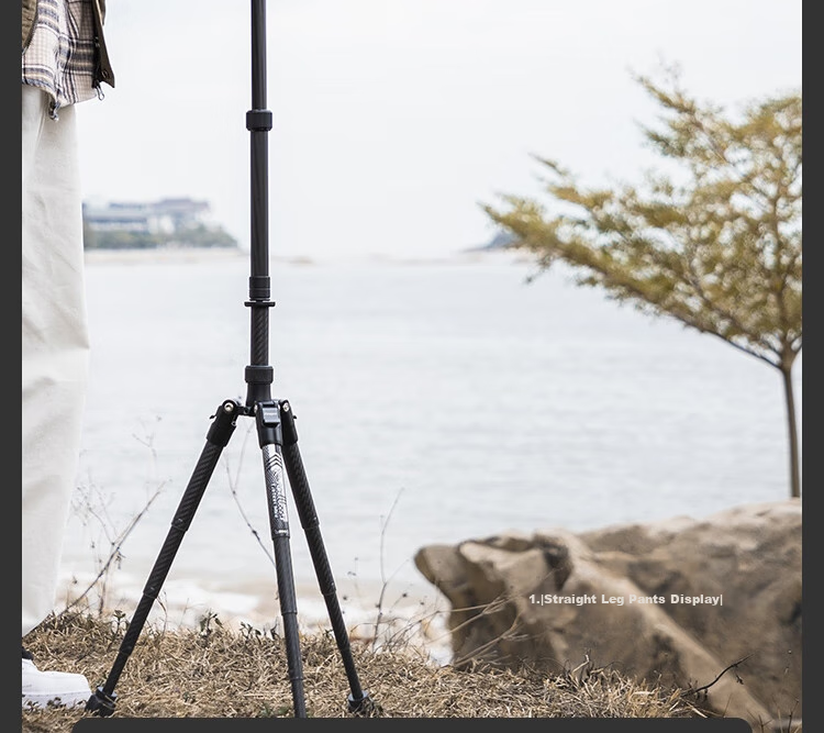 Штатив Fotopro Air Three Mini, портативный, из углеродного волокна, с зажимом для телефона