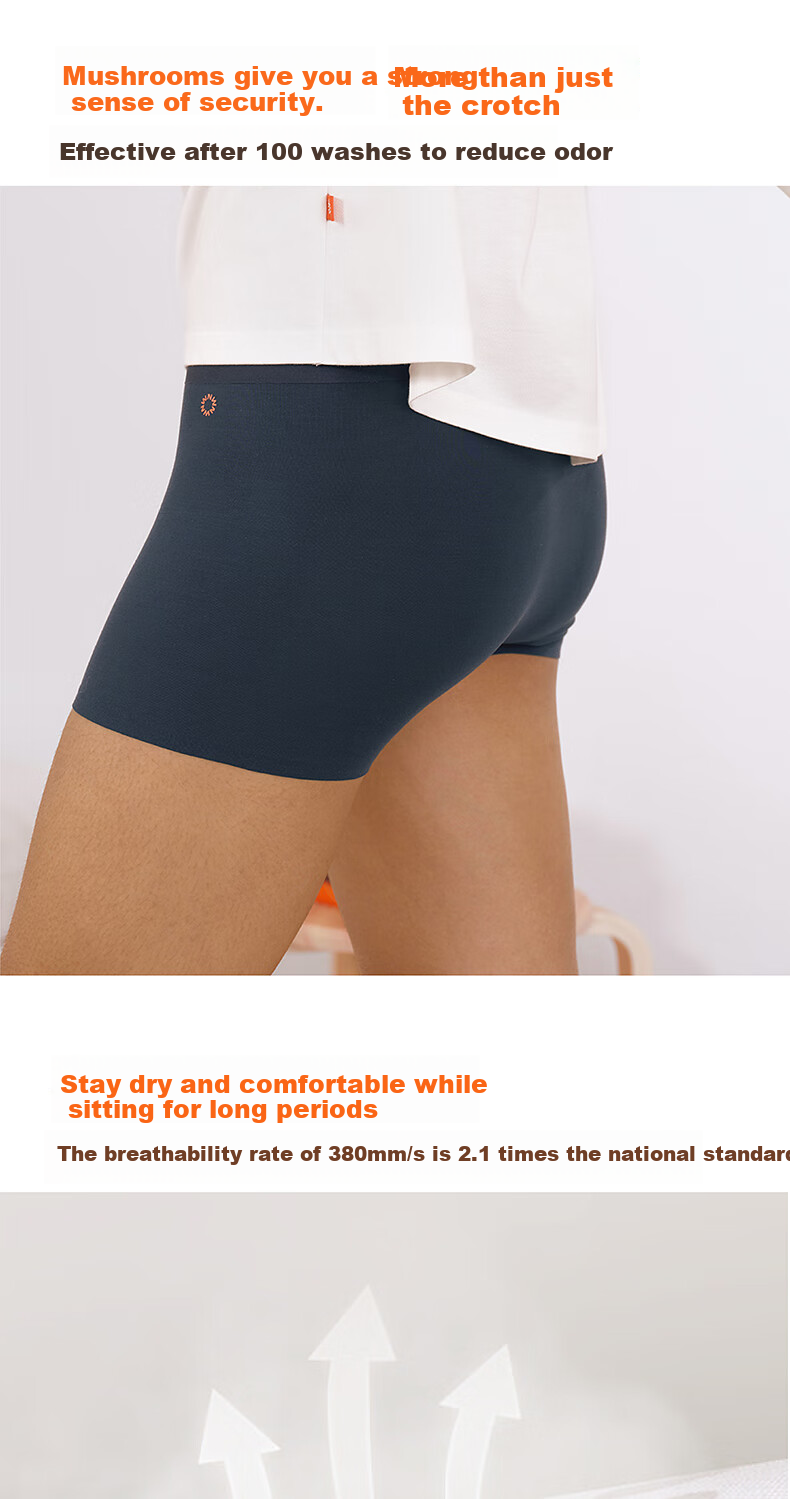 Мужские боксеры NEIWAI Orange Label, 3 шт., модал, бесшовные, дышащие, антибактериальные, размер M, цвет Obsidian Purple/Medium Gray/Brown Beige