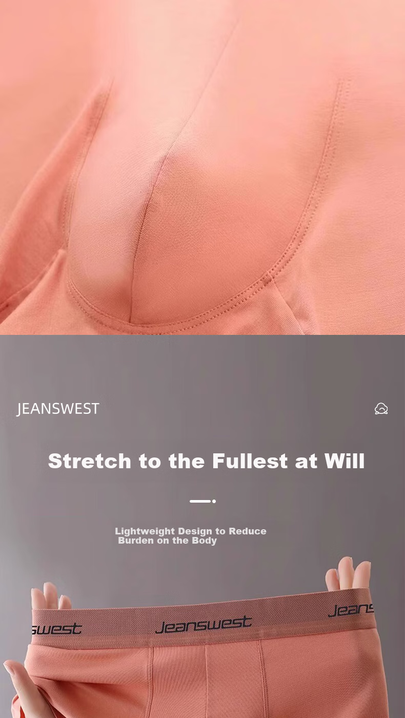 Мужские боксеры JEANSWEST, 4 шт. в упаковке, из чистого хлопка, большого размера, дышащие, свободные, молодежные