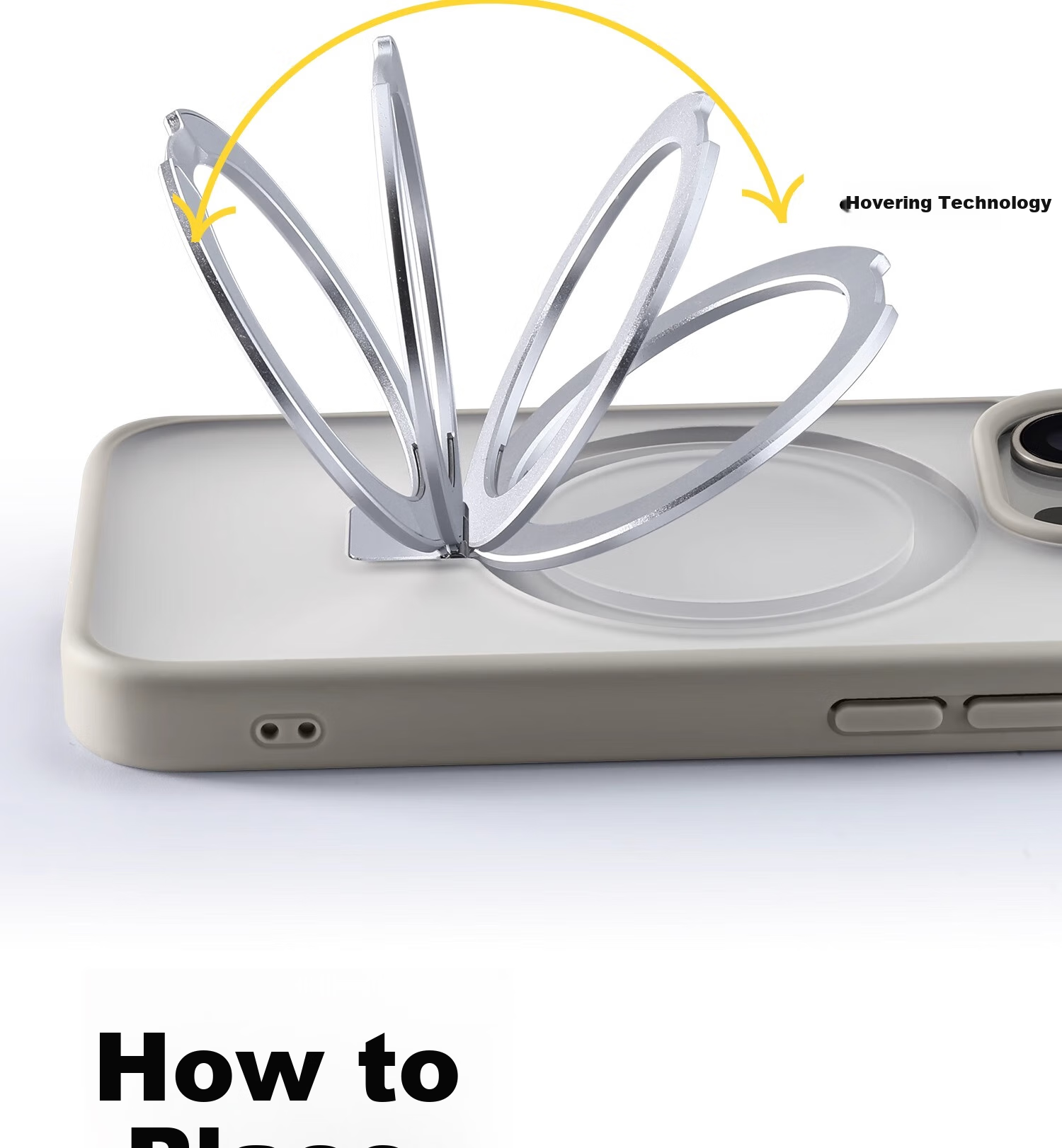 ZHIWEISHI Чехол-подставка с магнитным креплением для Apple iPhone 14 Pro Max, ультратонкий, противоударный, матовый, графитовый черный