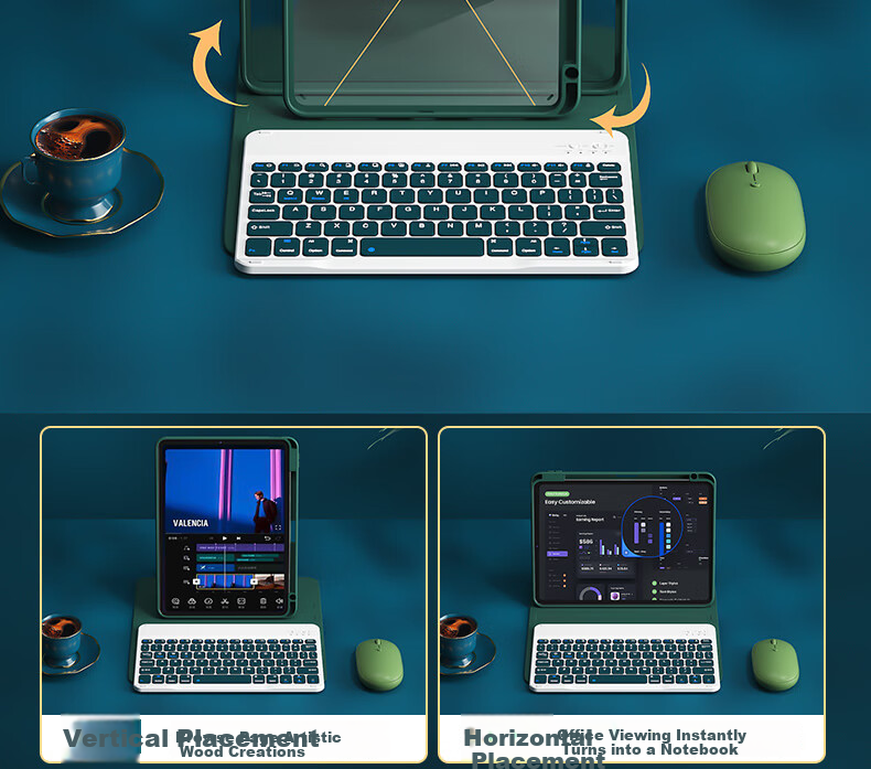 Чехол-книжка B.O.W Hangshi HC036K для iPad Air 4/Air 5, 10.9 дюйма, фиолетовый