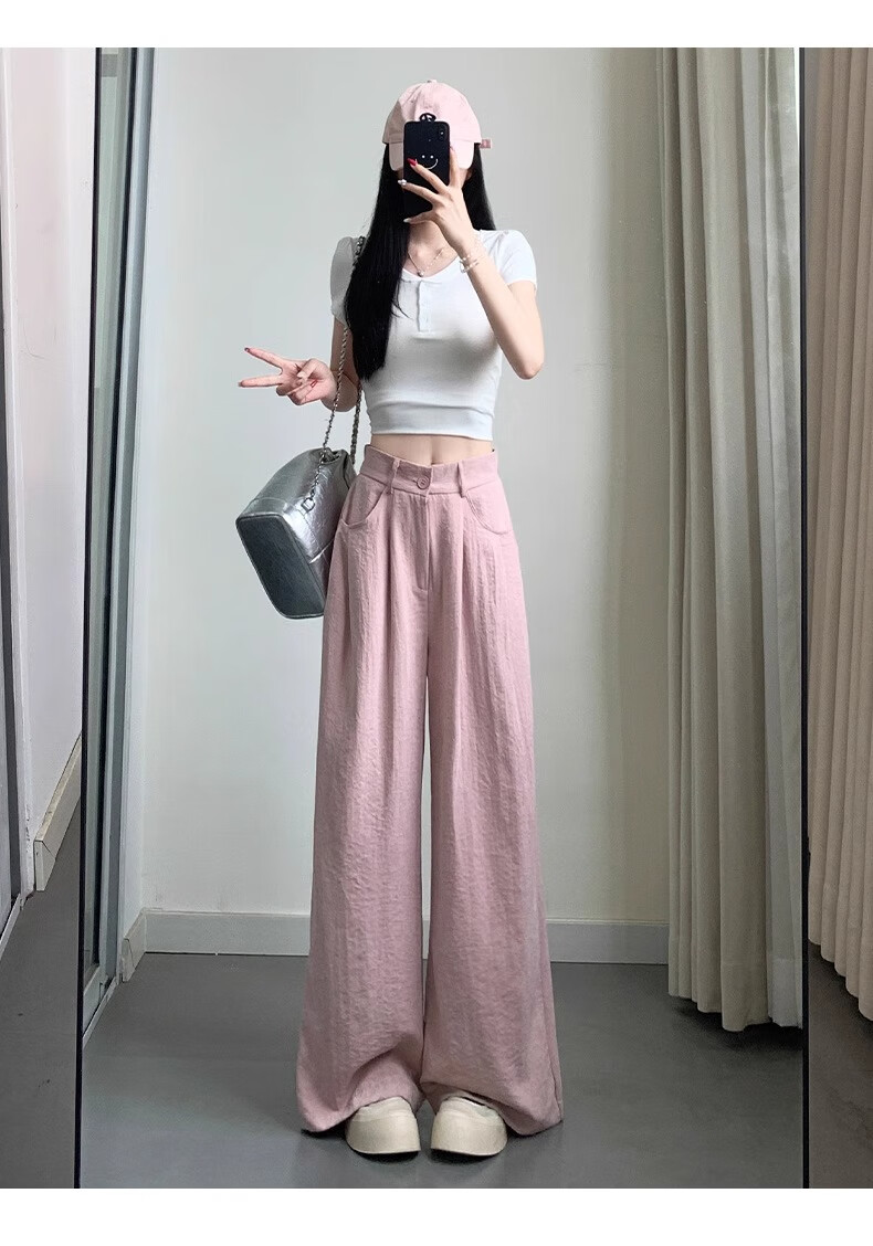 Женские брюки LangSha, модель "Milk Puff Suit Pants", осень 2025, новинка, с высокой талией, зауженные, драпированные, повседневные, свободные, универсальные, широкие брюки в стиле Ямамото