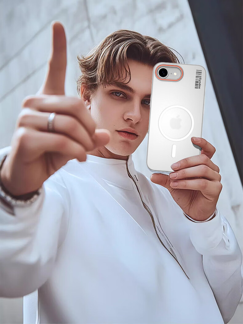 Чехол-накладка Baozou для Apple iPhone 16e, противоударный, с защитой от отпечатков пальцев, серый