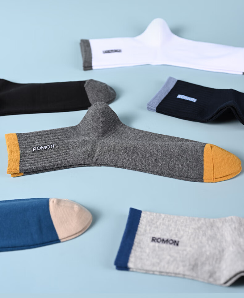 Мужские носки ROMON, летние, 100% хлопок, антибактериальные, с защитой от запаха, бизнес-стиль, повседневные, для осени и лета