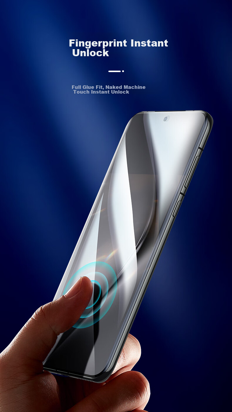 Защитное стекло ESR для Huawei Pura70 Pro, P70pro+, P70ultra, полное покрытие, HD, защита от падений и отпечатков пальцев, с легкой установкой