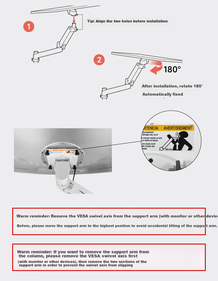Кронштейн для монитора ERGOTRON LX PRO, регулируемый по высоте, механический кронштейн, матовый черный