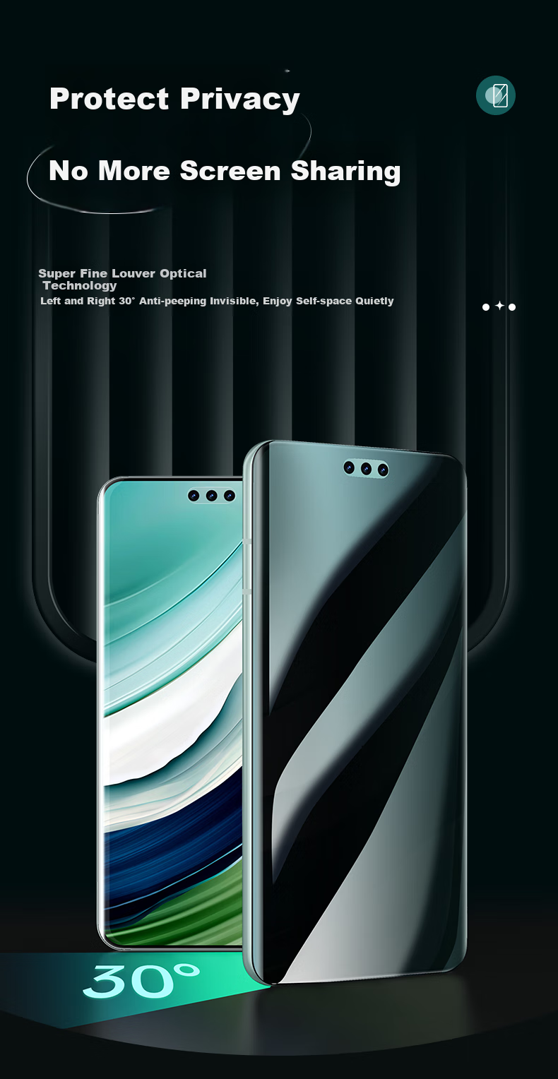 Защитная гидрогелевая пленка MOCOLL для Huawei Mate60 Pro, противоударная, антибликовая, с защитой от отпечатков пальцев