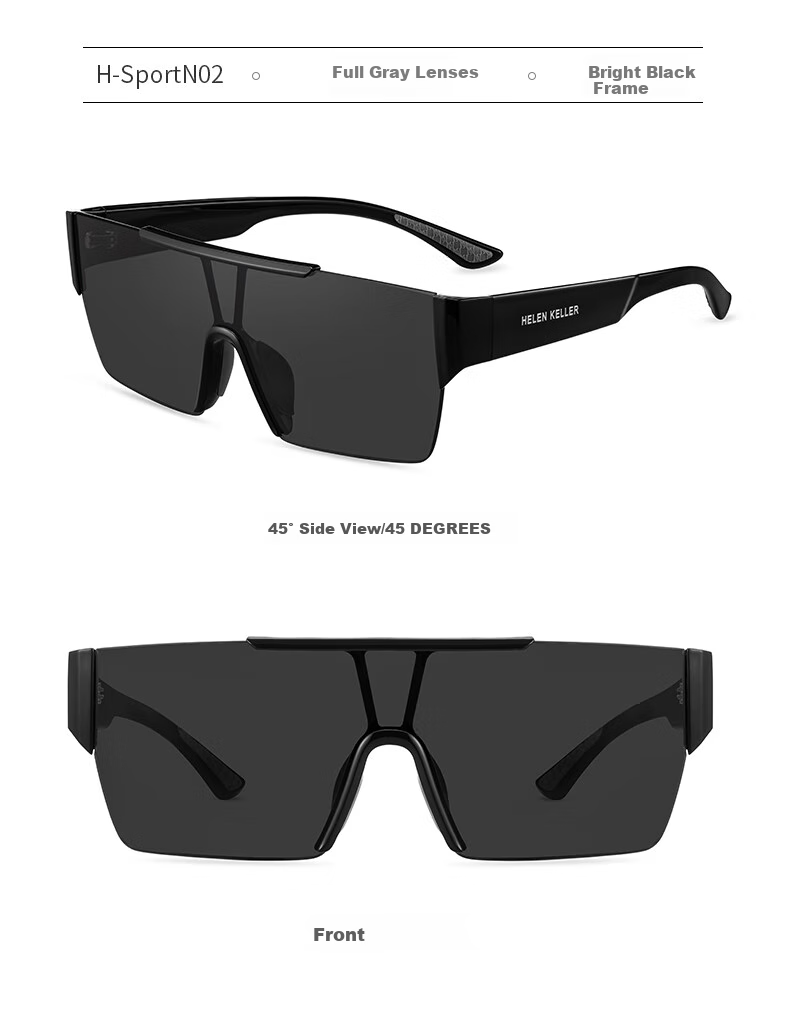 Солнцезащитные очки HELEN KELLER H-SPORTN02, унисекс, спортивные, с защитой от УФ-излучения