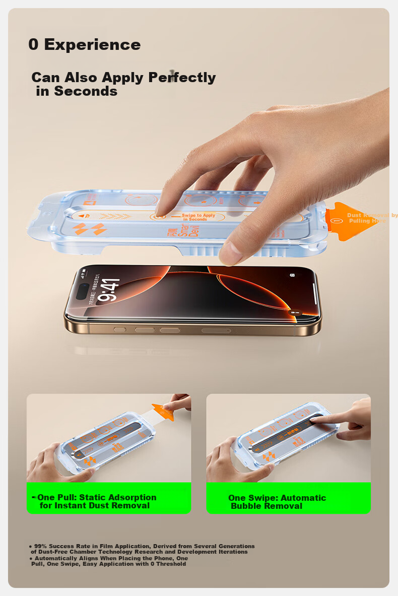 Защитное стекло SmartDevil для Apple iPhone 16 Pro Max, матовое, антибликовое, антиотпечатки, 2 шт.