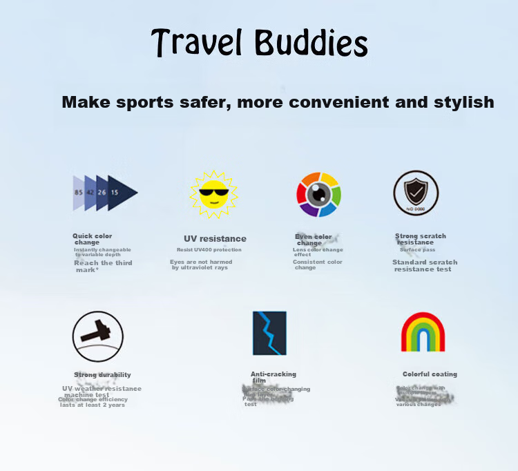 Велосипедные очки Travel Buddies, антибликовые, ветрозащитные, для спорта и активного отдыха, унисекс