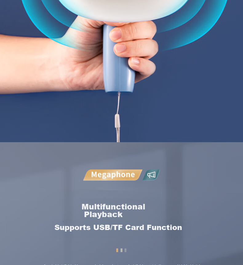 Портативный мегафон Deli LT810, перезаряжаемый, уличная уличная торговля, беспроводной усилитель, 16 часов работы от аккумулятора, устройство для крика высокой четкости