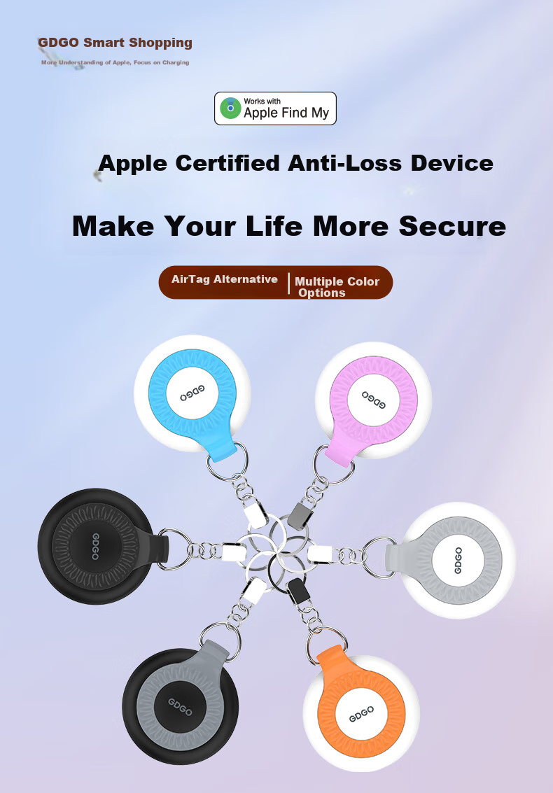 GDGO AirTag Tracker Anti-Loss Device для пожилых, детей, домашних животных, электровелосипедов, брелоков, рюкзаков, кошек, собак, трекер для домашних животных