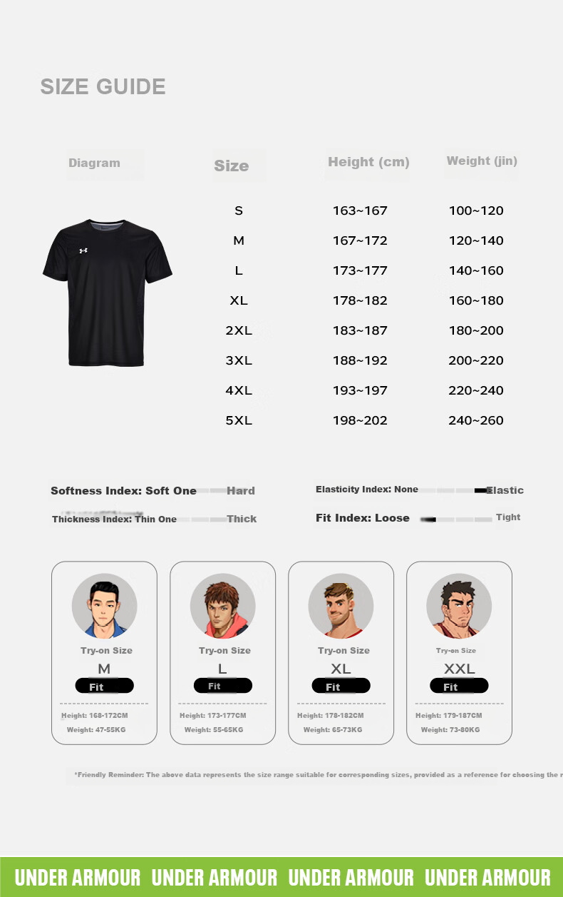 Мужская футболка Under Armour с коротким рукавом, быстросохнущая, дышащая, для фитнеса и бега, летняя