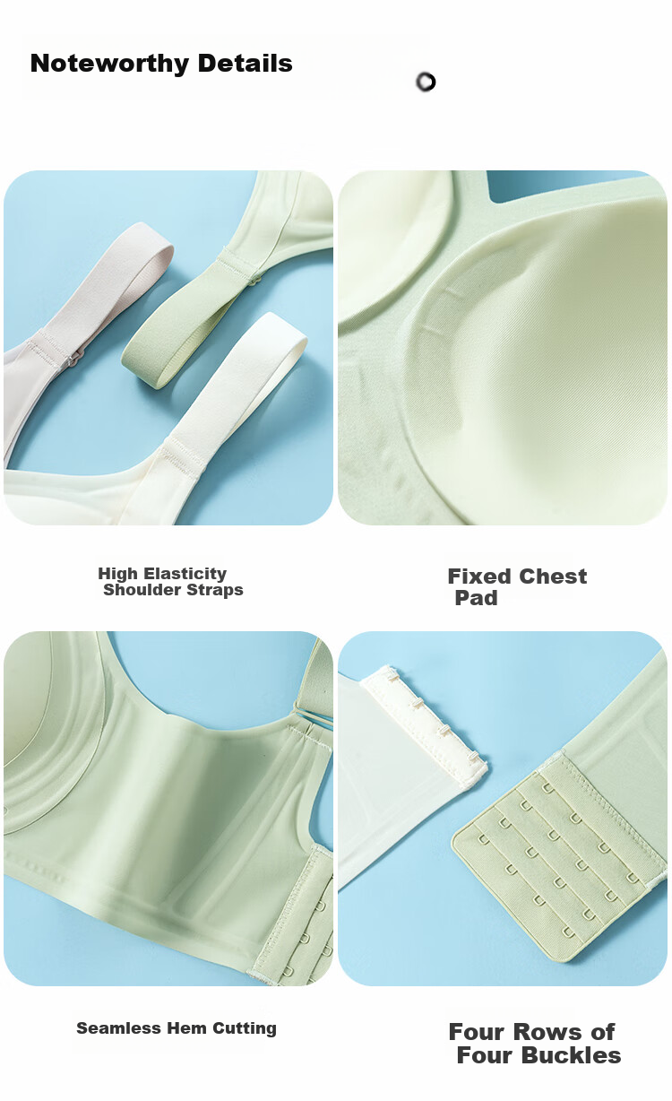 Женский бюстгальтер MiiOW, модель Soft Support Bra, размер L, цвет шампань. Бесшовный, с поддержкой, из дышащего материала "холодный лед" шелк. Обеспечивает подъем и Push-Up эффект.