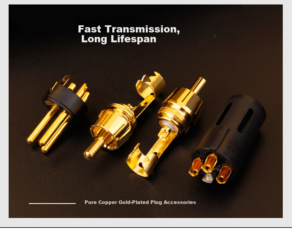 Аудиокабель YYTCG Pure Copper Lotus Head RCA to XLR, 1 метр, черный