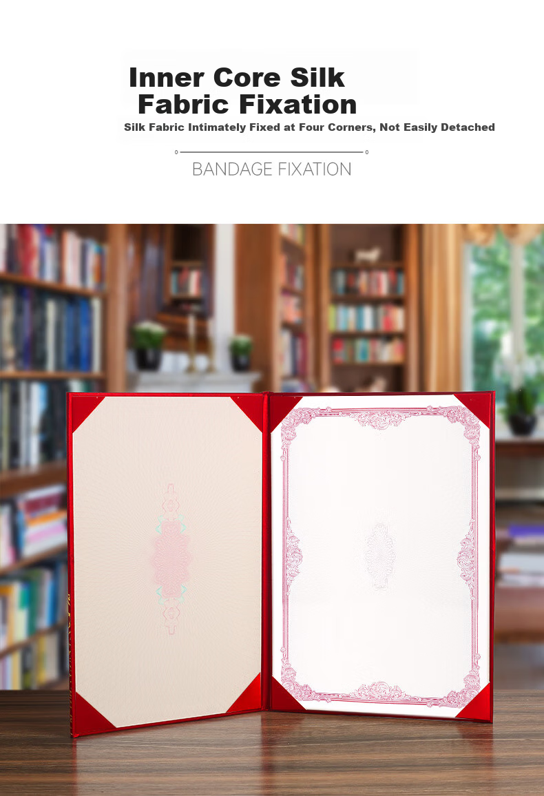 Книга для подписания договоров Befon, формат А4, для деловых контрактов и соглашений, красный, 4069