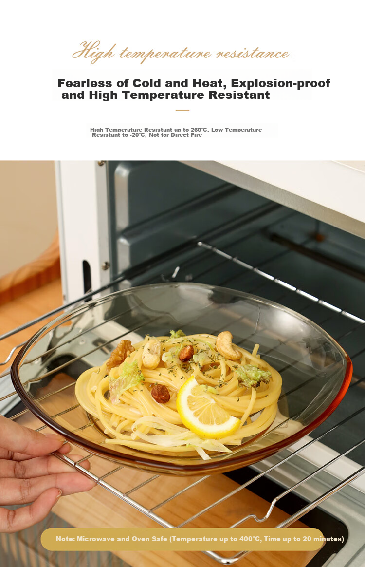Тарелка MAXCOOK, стеклянная, 19.5 см, глубокая, однотонная