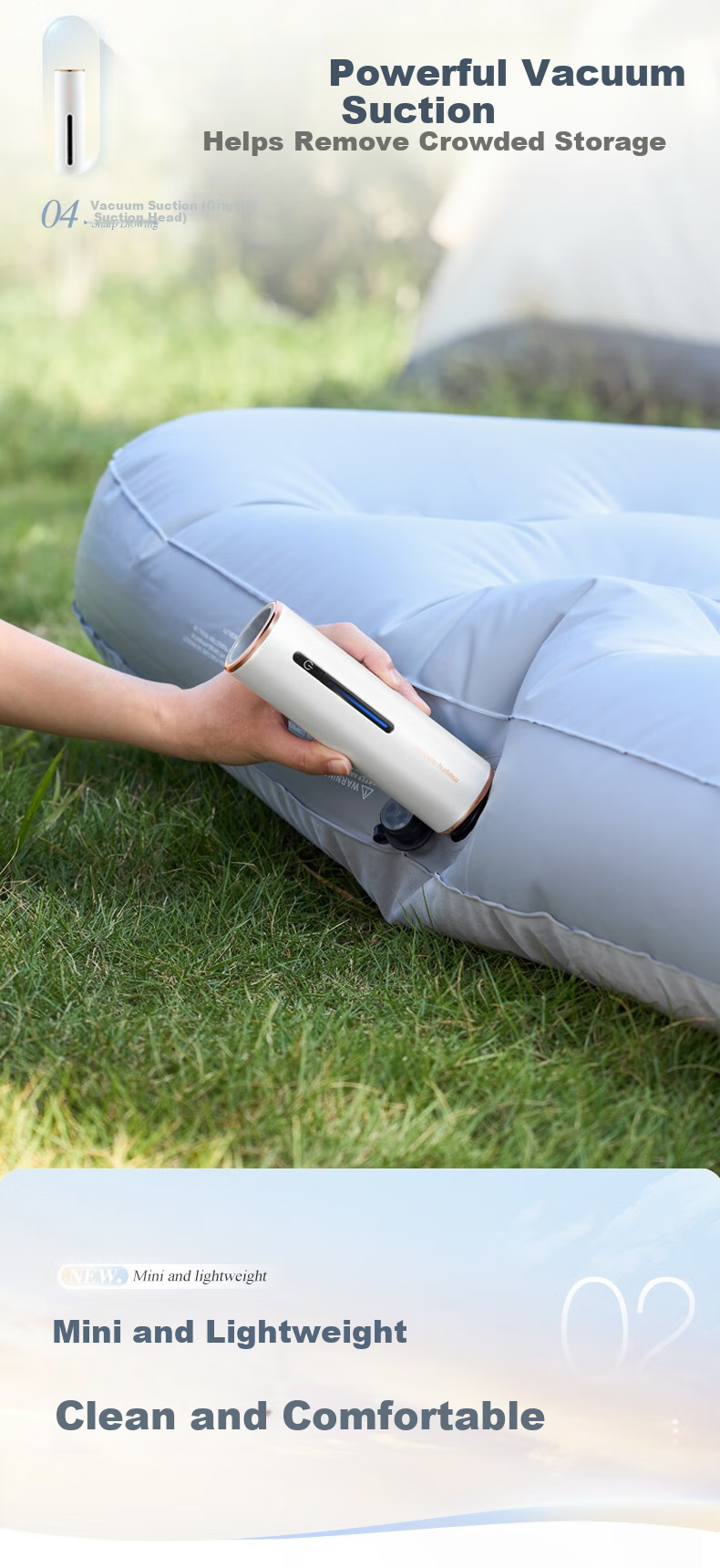 Беспроводной пылесос Morphy Richards MR3937, портативный, многоцелевой для дома и автомобиля, с функцией всасывания и выдувания, портативный воздушный насос для использования на открытом воздухе, мощное всасывание, легкая очистка