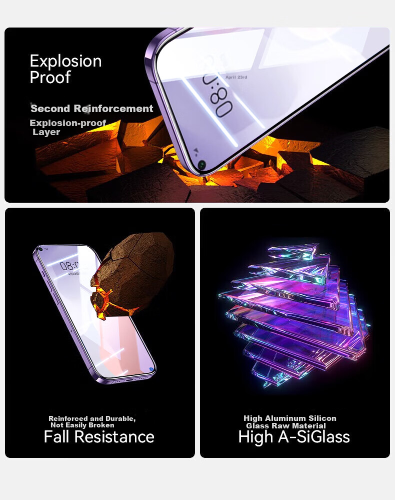 Защитное стекло Baozou для Huawei Nova 7 SE, полное покрытие, HD, противоударное, пылезащитное