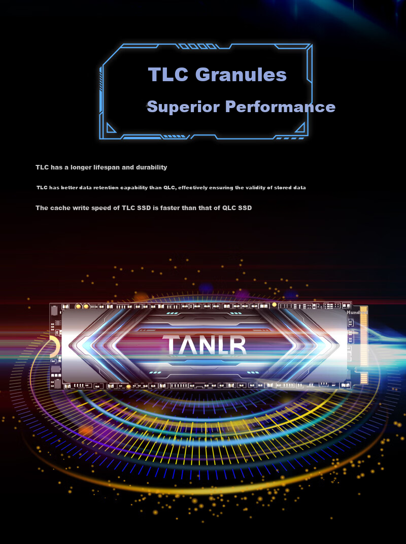 SSD накопитель TANLR TN330, 256 ГБ, M.2, NVMe, PCIe 3.0