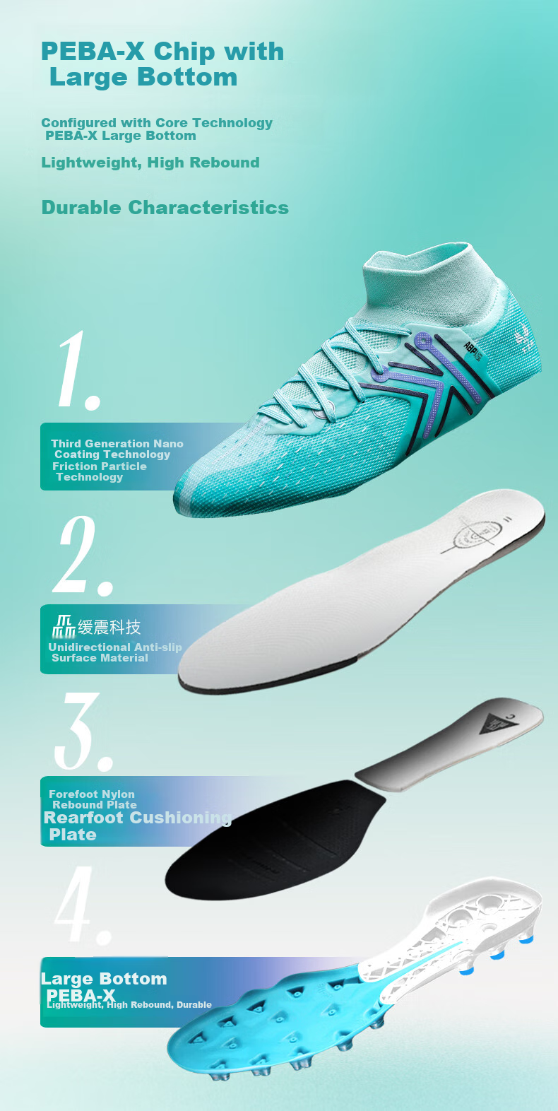 Футбольные бутсы KELME Jidian 5.0 MG для мужчин, высокие, противоскользящие, профессиональные, для соревнований и тренировок, зеленые, размер 41