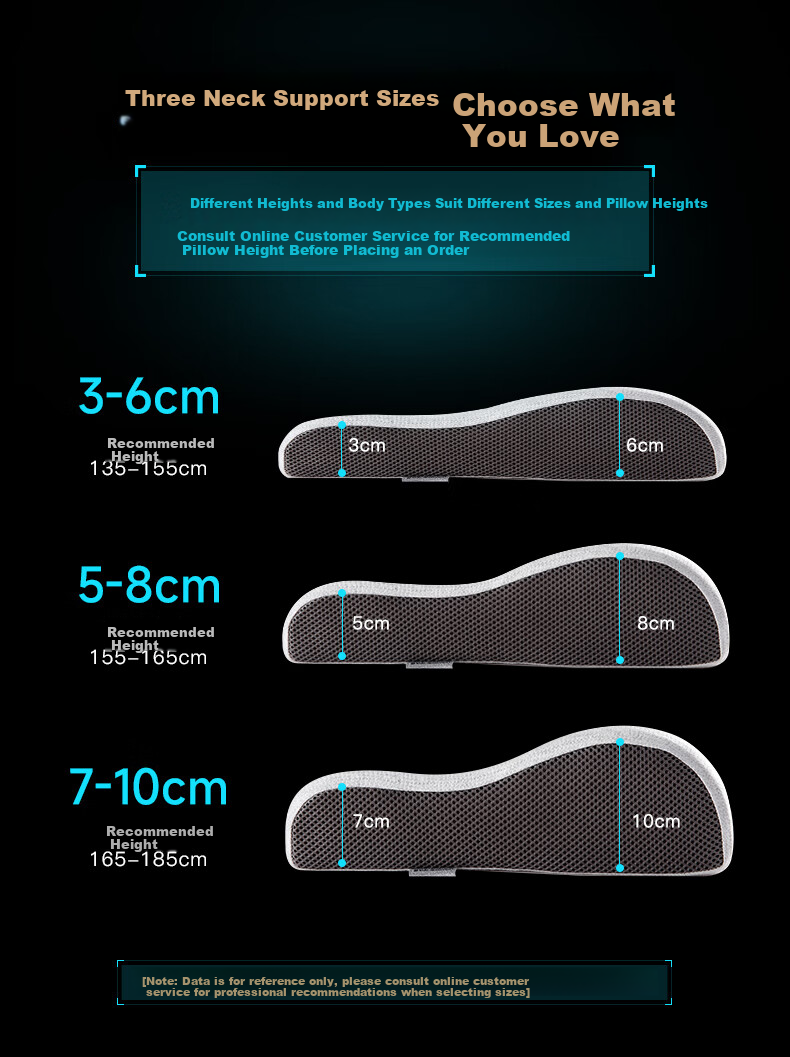 Подушка Noyoke Memory Foam, ортопедическая, с эффектом памяти, для сна, поддержка шеи для взрослых, большой размер, высота 10 см
