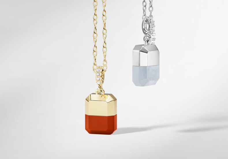 Колье HEFANG Lucky Cube, женское, на ключицу, роскошный подарок на день рождения и Новый год для девушки