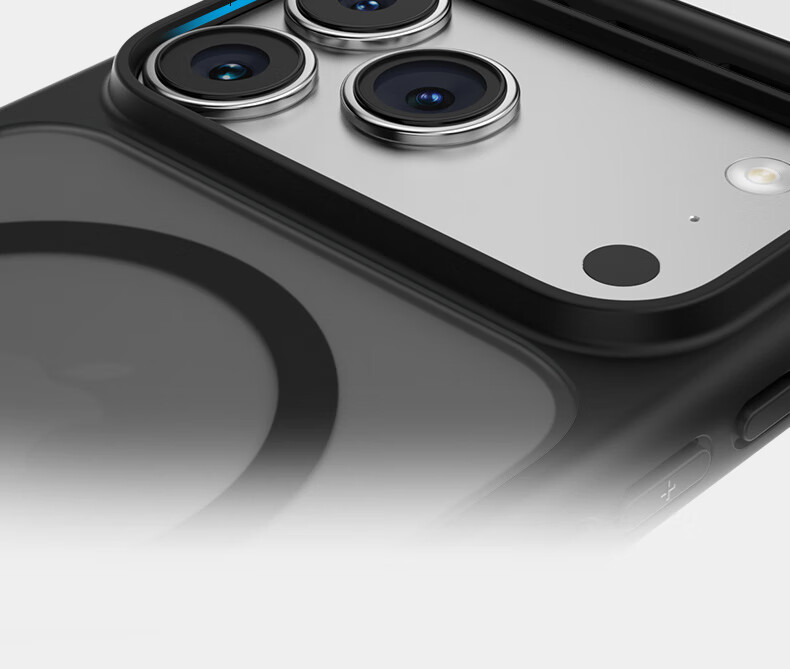 Чехол Lanxingxiansheng для iPhone 17, защитный, с магнитной зарядкой, матовый, противоударный, износостойкий, серо-белый