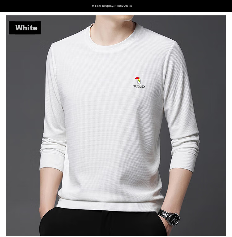 Мужская толстовка TUCANO, классическая универсальная удобная кофта с длинным рукавом, повседневная, бежевая, размер 2XL