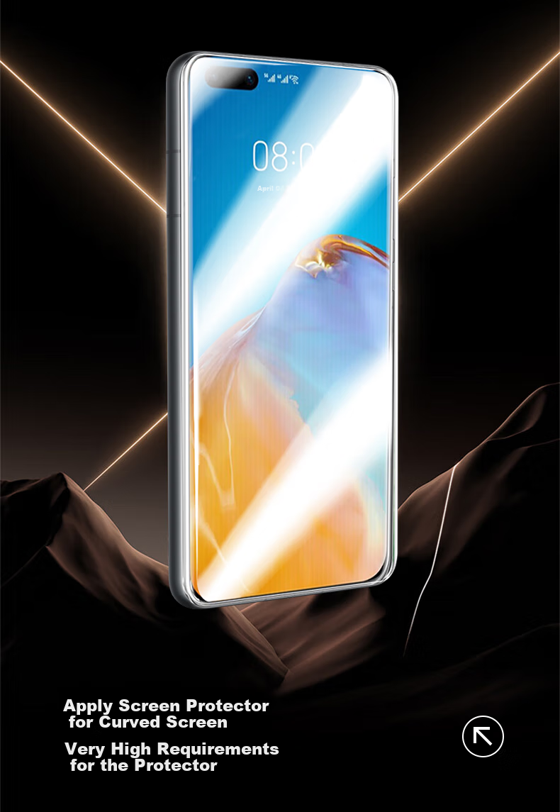 Защитная пленка Smorss для Huawei P40 Pro/Pro+, гидрогелевая, полноадгезивная, противоударная, антиотпечатки