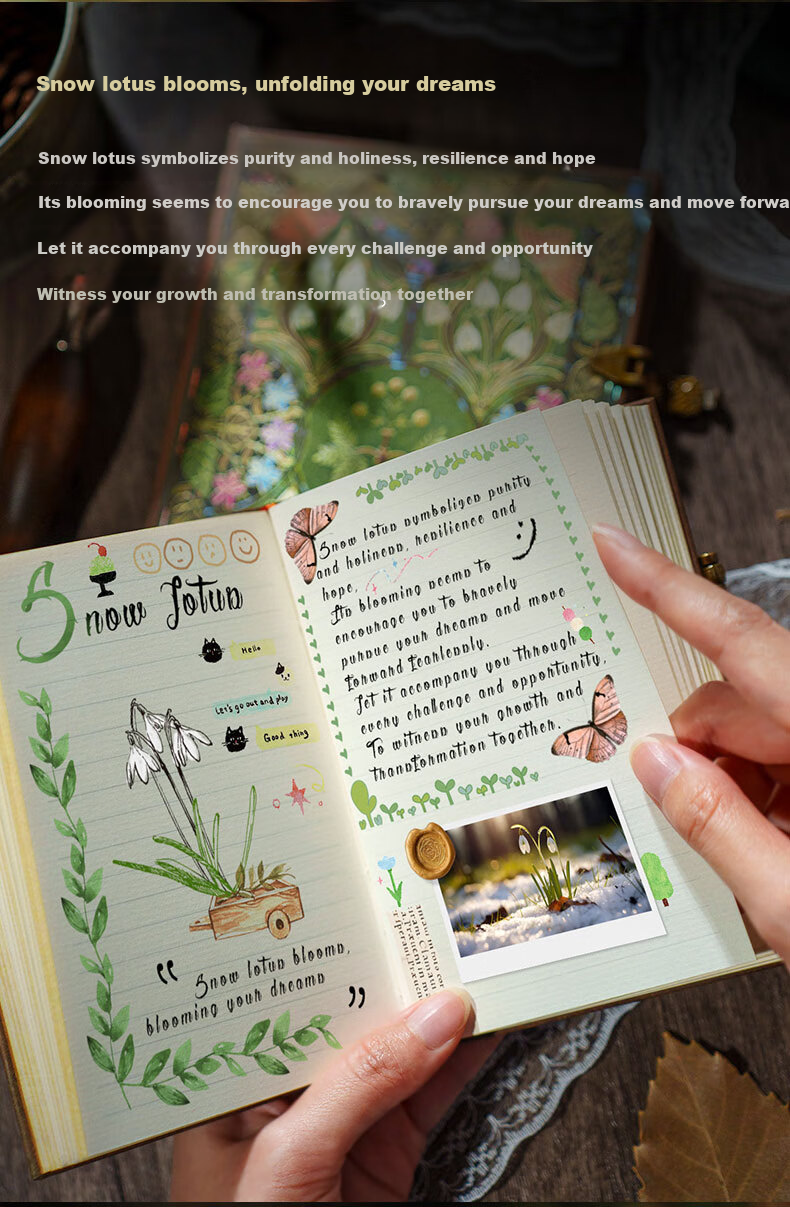 Импортный блокнот Paperblanks, винтажный дневник-журнал, подарок для женщин и студентов, праздничный юбилейный подарок, креативный сувенир, красочный поэтический блокнот среднего размера