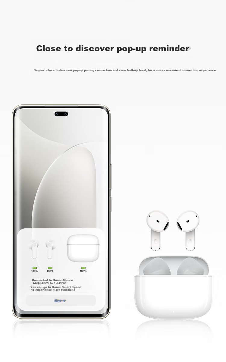 Беспроводные наушники Rongyaoqinxuan GEG X7e Youth Edition, Bluetooth-гарнитура с двойным подключением устройств, шумоподавлением и долгим временем работы, фиолетовые
