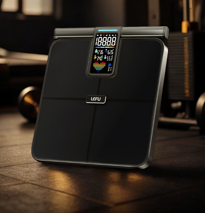 Умные весы LEFU с 8 электродами, измерение жира, Wi-Fi + Bluetooth, высокоточные, ITO покрытие, до 200 кг