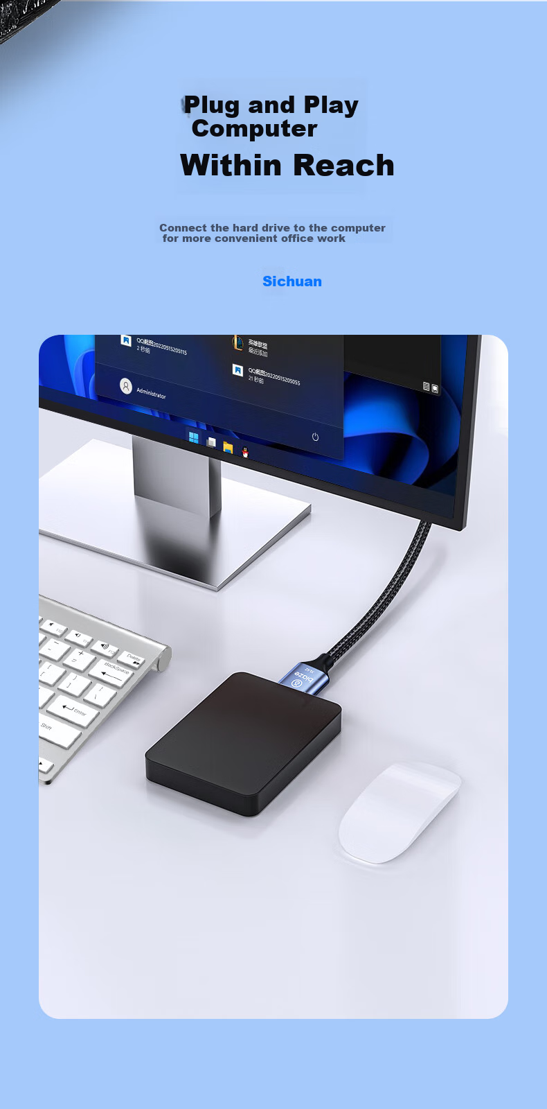 Кабель Type-C на Micro USB 3.0