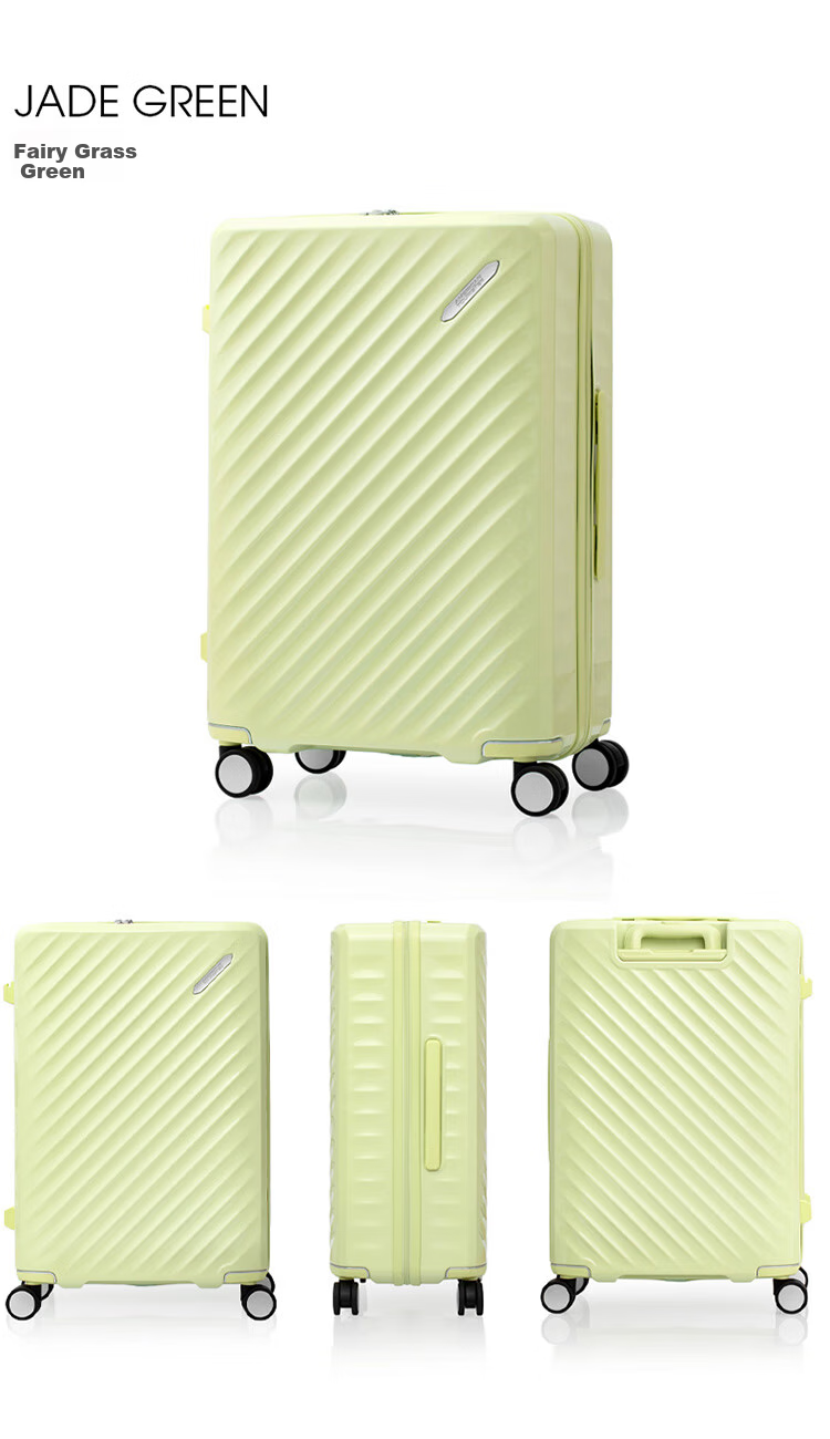 Чемодан AMERICAN TOURISTER, 24 дюйма, стильный, с кодовым замком, черный