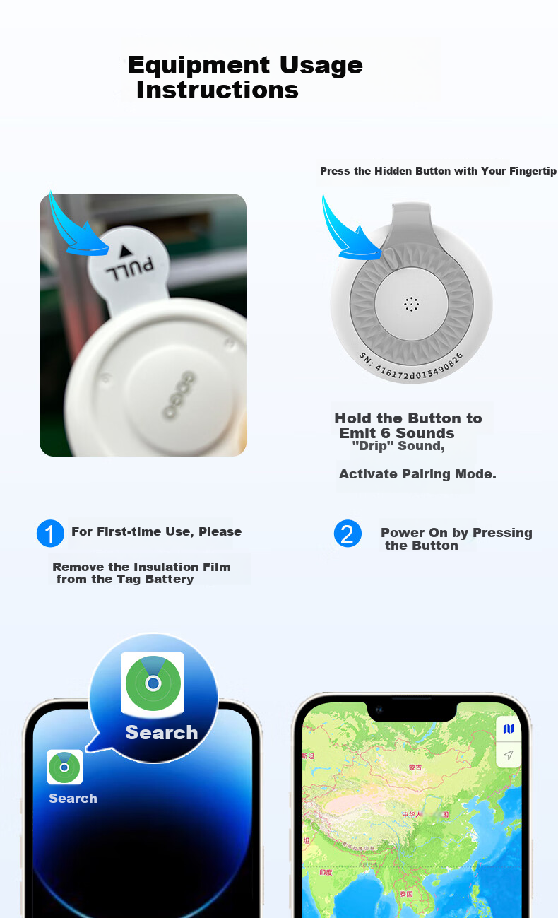 GDGO AirTag Tracker Anti-Loss Device для пожилых, детей, домашних животных, электровелосипедов, брелоков, рюкзаков, кошек, собак, трекер для домашних животных