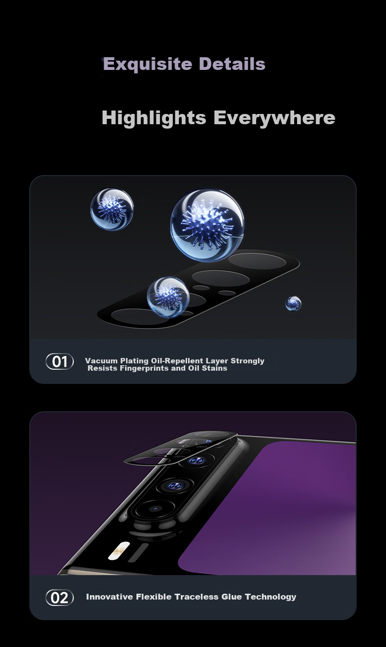 Защитная пленка Benks для задней камеры Huawei Pura X, из стекла Corning, противоударная, антибликовая, антиотпечатки