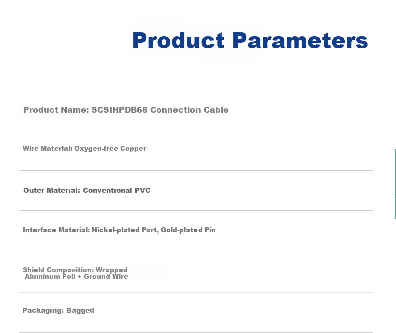 Кабель SCSI HPDB68