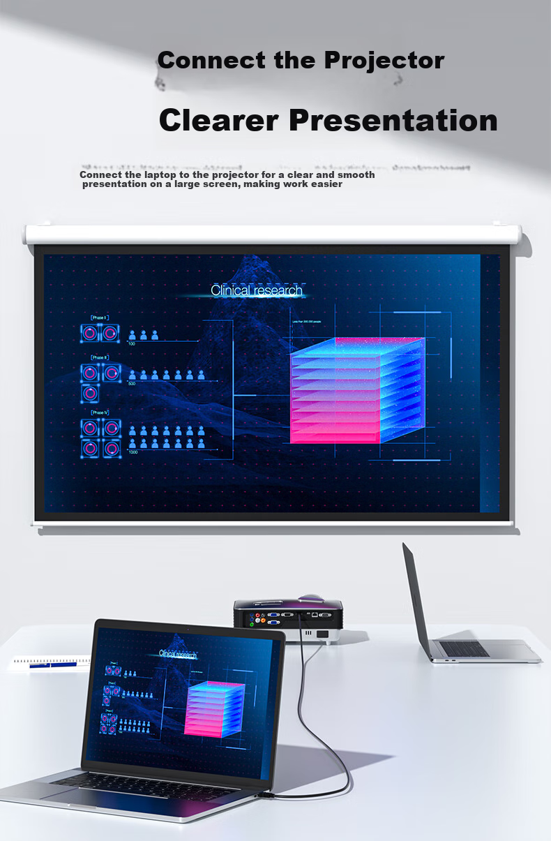 Кабель Acasis HDMI версии 2.0, цифровой видеокабель 4K, 3D, профессиональный, для проекторов, ноутбуков, мониторов, телевизоров, ТВ-приставок, кабель для передачи данных, 5 метров