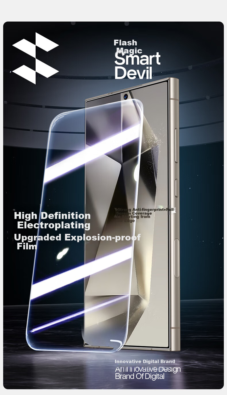 Защитное стекло Shanmo для Samsung Galaxy S24 Ultra, противоударное, антибликовое, 2 шт.