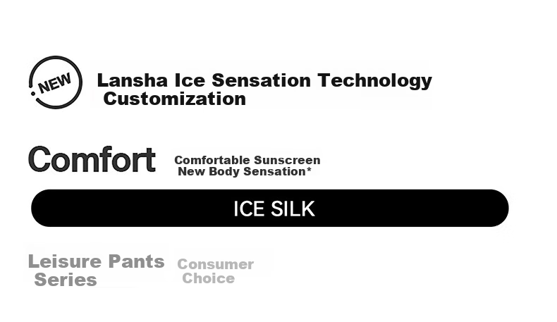 Мужские брюки LangSha Ice Silk, летние, солнцезащитные, с высокой талией, зауженные, свободные, прямые, от комаров, повседневные брюки для отдыха