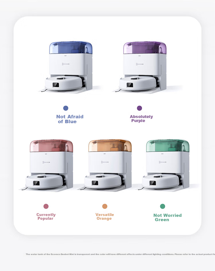 Робот-пылесос ECOVACS Deebot Mini Juejuezi, с функцией влажной уборки, фиолетовый