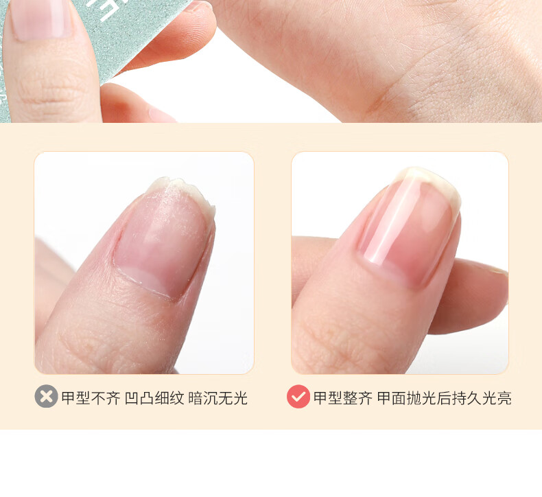 PAIE指甲锉美甲专用打磨条海绵搓条抛光条修甲型双面砂条家用美甲套装
