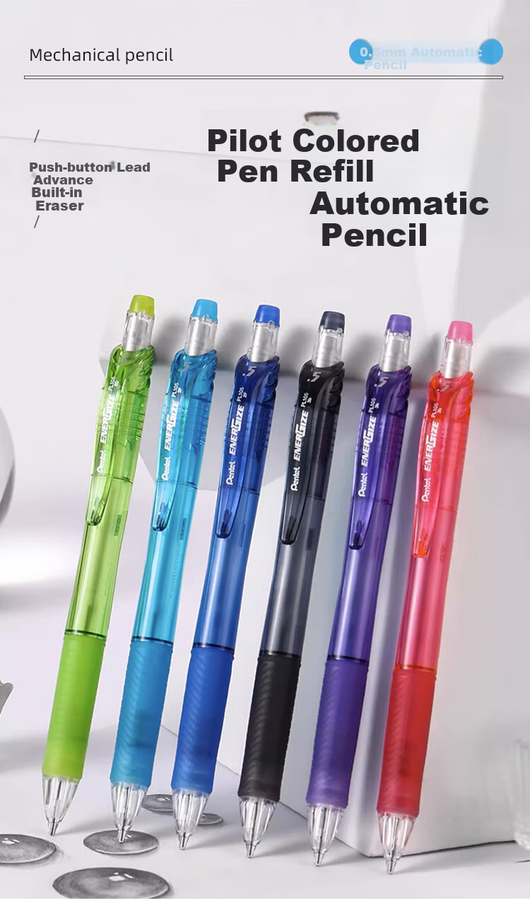 Автоматическая карандаш Pentel PL105, 0.5 мм, черный