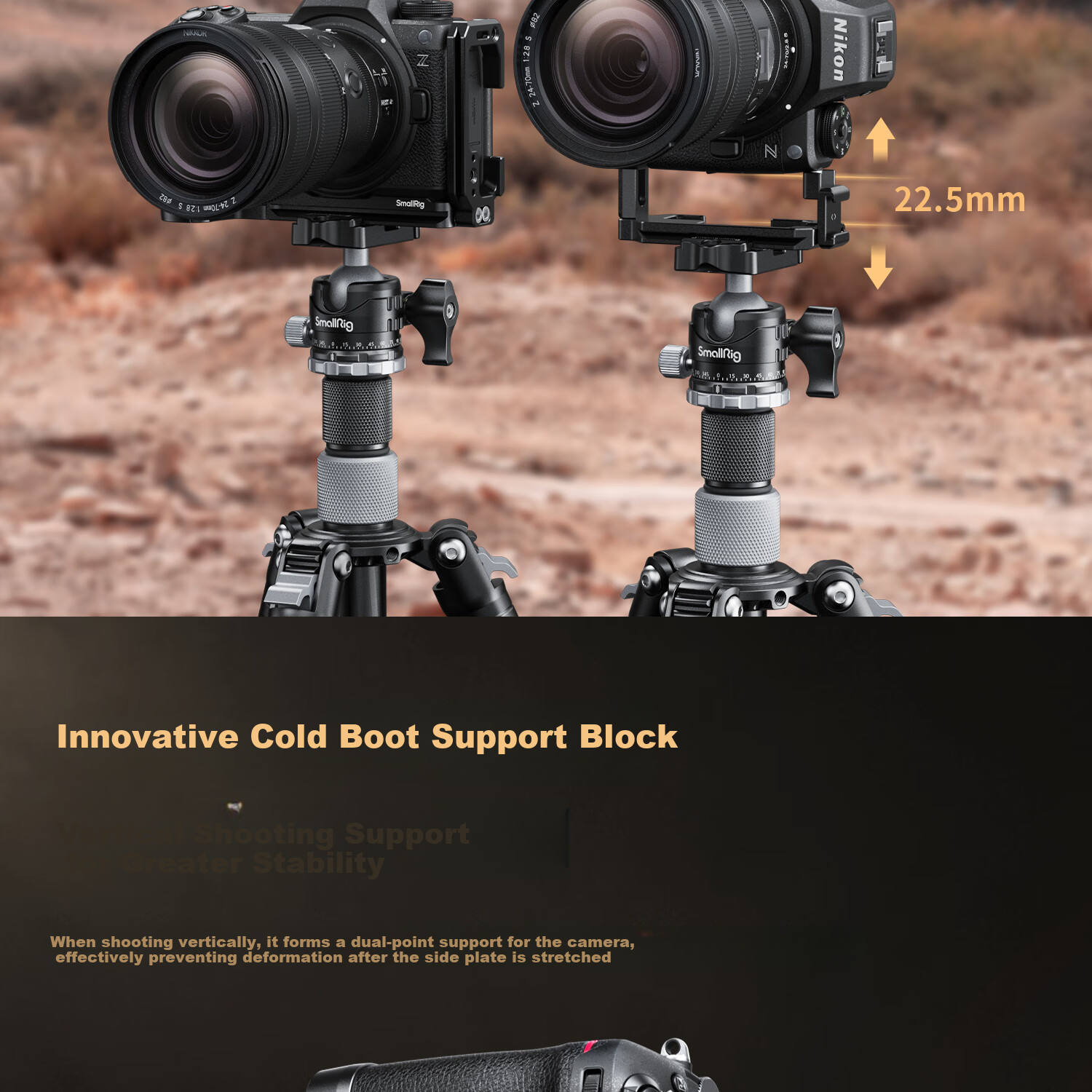 Комплект SmallRig 4523 для Nikon Z6 III, "Ночной филин", подходит для беззеркальных камер Nikon Z6 III, с ручным захватом, комплект аксессуаров для фото- и видеосъемки, L-пластина для камеры, клетка "Кролик"