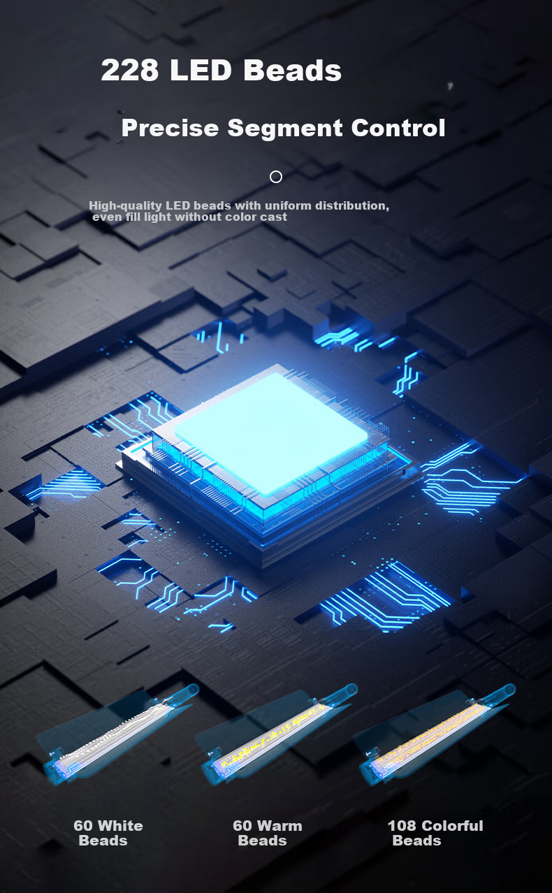 Светодиодная палка LATZZ RGB, портативная, полноцветная, с регулируемой цветовой температурой, для фотографии, прямой трансляции, улучшения красоты, мягкого освещения, наружных ночных сцен, портретной фотографии, атмосферы, видео и освещения камеры